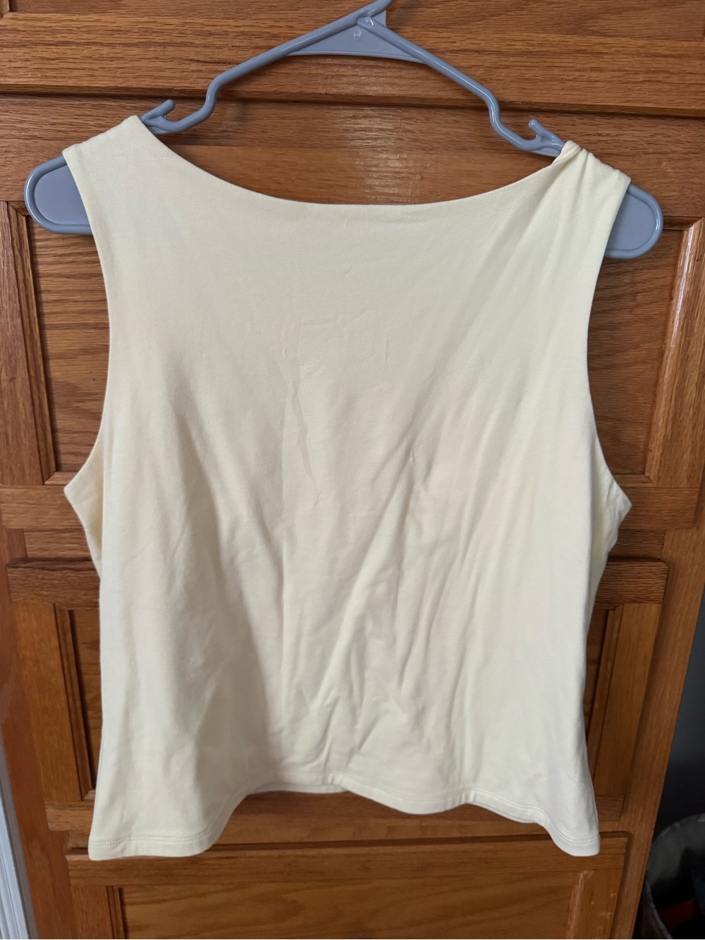 a new day yellow Sleeveless Tank Top